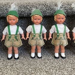 Vintage West Germany Celluloid Dolls