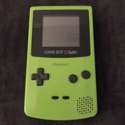 Lime Green Gameboy Color
