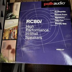 3 Speaker Of Polk Audio RC80i