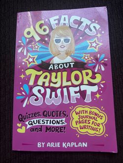 96 Facts About Taylor Swift Paperback Book - Quizzes, Quotes and Journal Pages