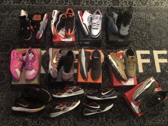 Off white bred 4 Kobe air max Nike Jordan size 10-11