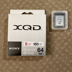 Sony “New”  XQD 64GB Memory Card