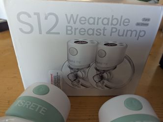Wearable breast pump s12