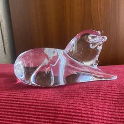 MARCOLIN CRYSTAL PAPERWEIGHT 