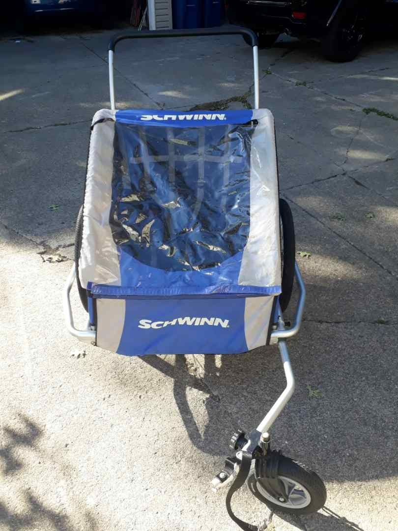 Schwinn double bike trailer