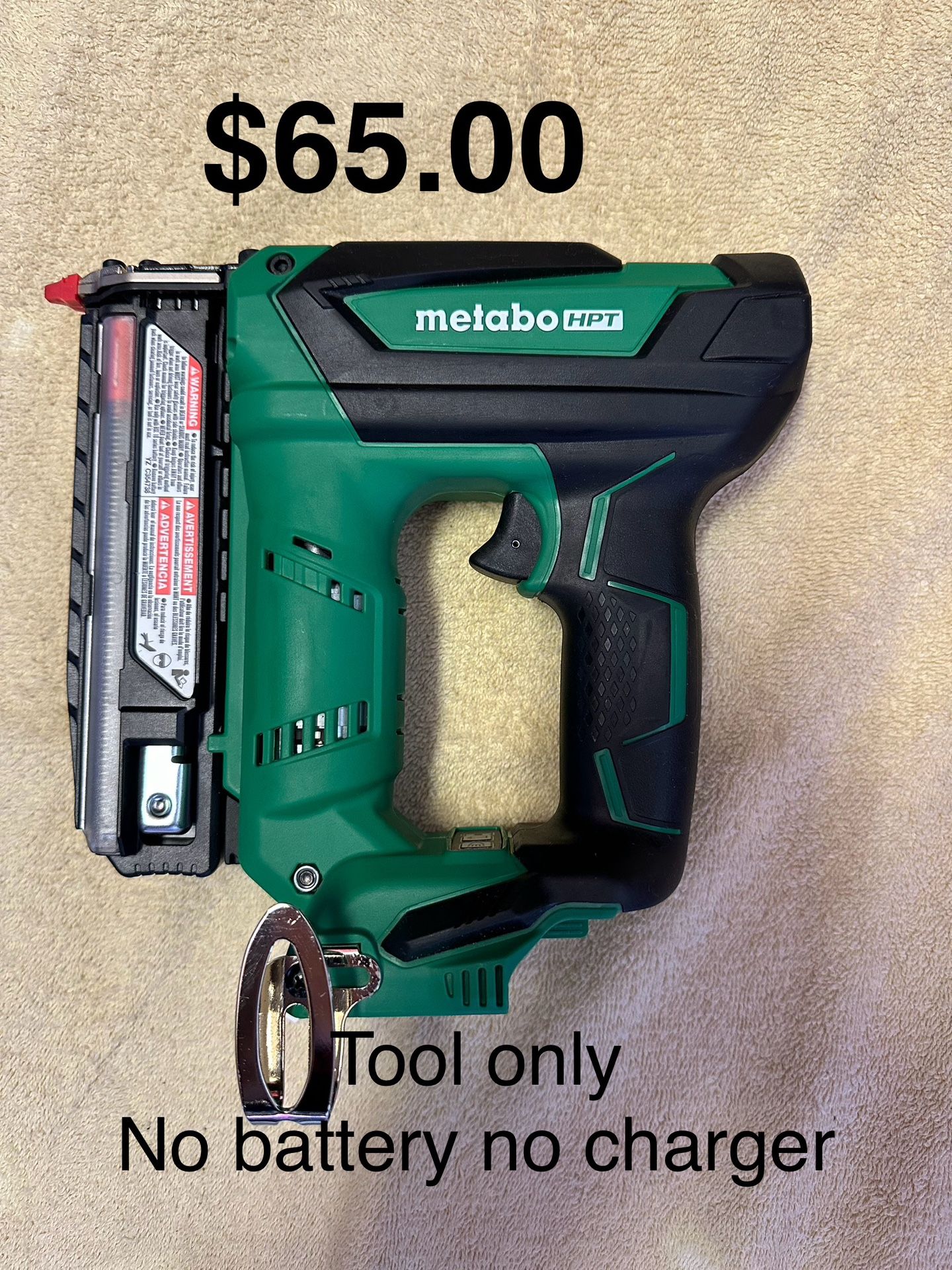 Metabo Pin Nailer 18v $65.00