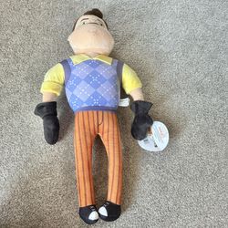 Hello Neighbor Video Game Plush Mr. Peterson Plush 21" Jumbo Doll w tag large