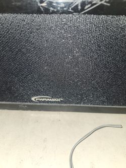 Sony Small Speakers And Paramax Speaker