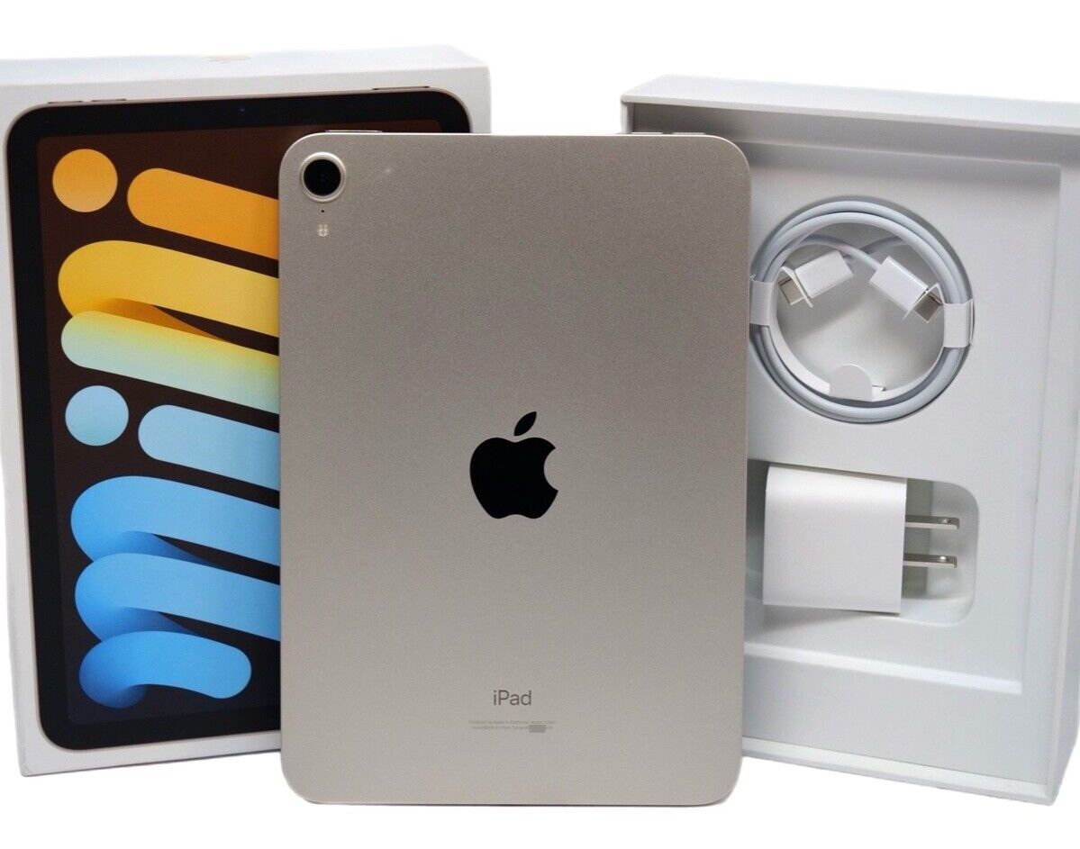 Apple iPad mini (6th Generation) A2567 64 GB Wi-Fi 8.3 in, Gold - APPLE COVERAGE