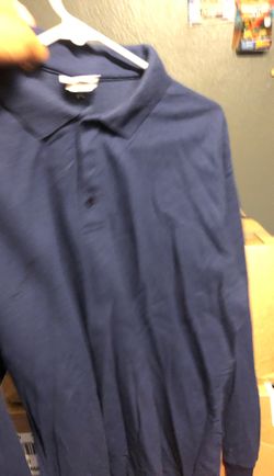 Long sleeve blue shirt