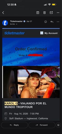 Karol G concert tickets