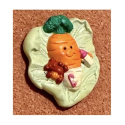 Vintage Baby In Carront Magnet Refrigerator Magnet Veggies So Cute! Baby Bottle