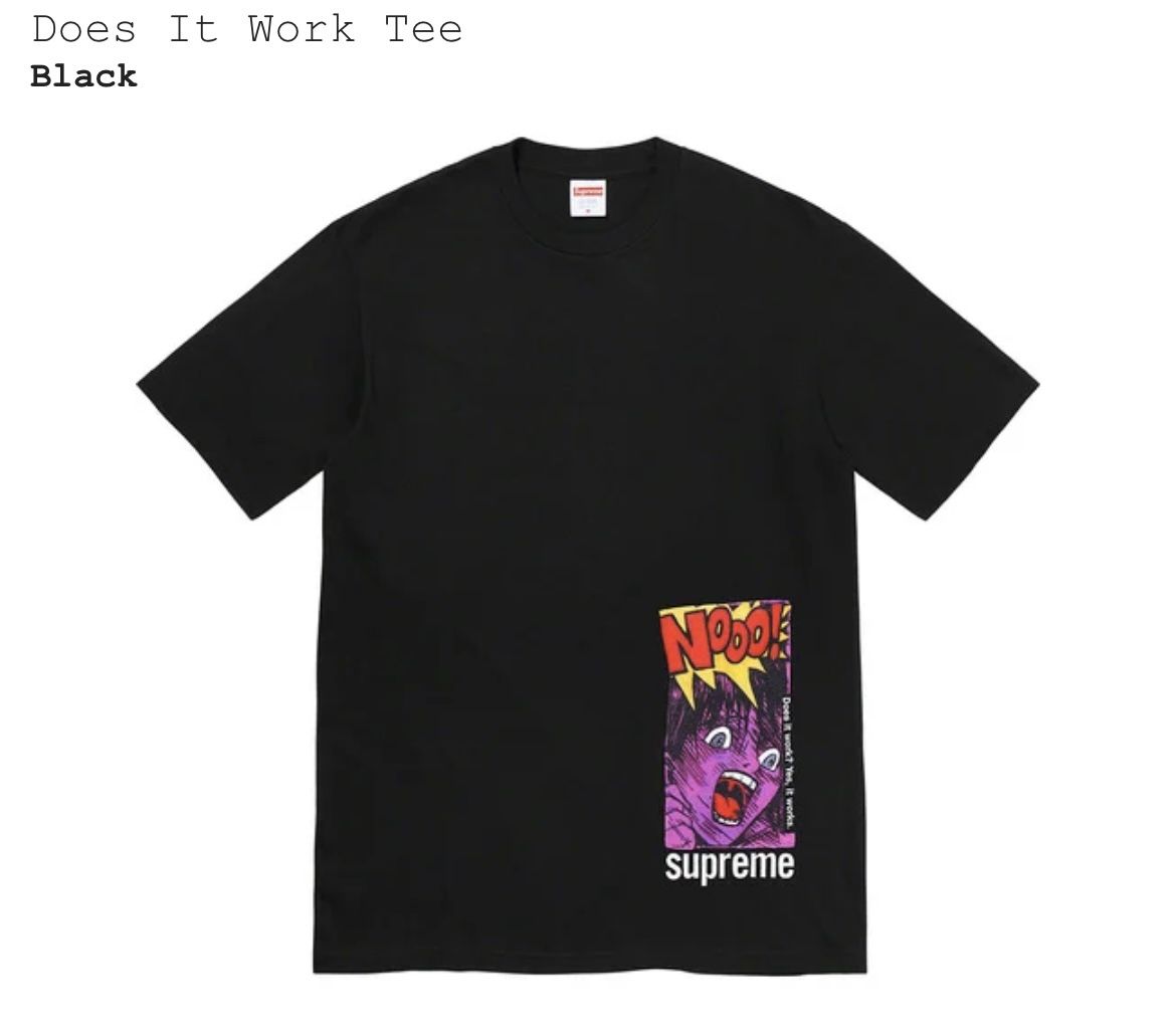 Supreme Does It Work? Tee (Sz. M)