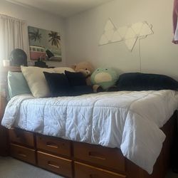 Twin Or Full Bed frame W/headboard 