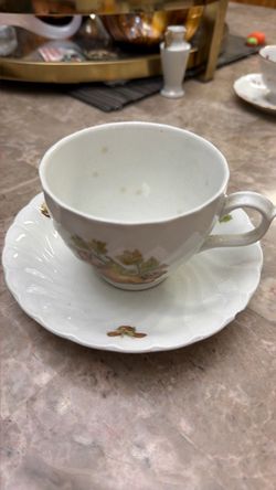 Vintage Porcelain Tea Cup and Saucer