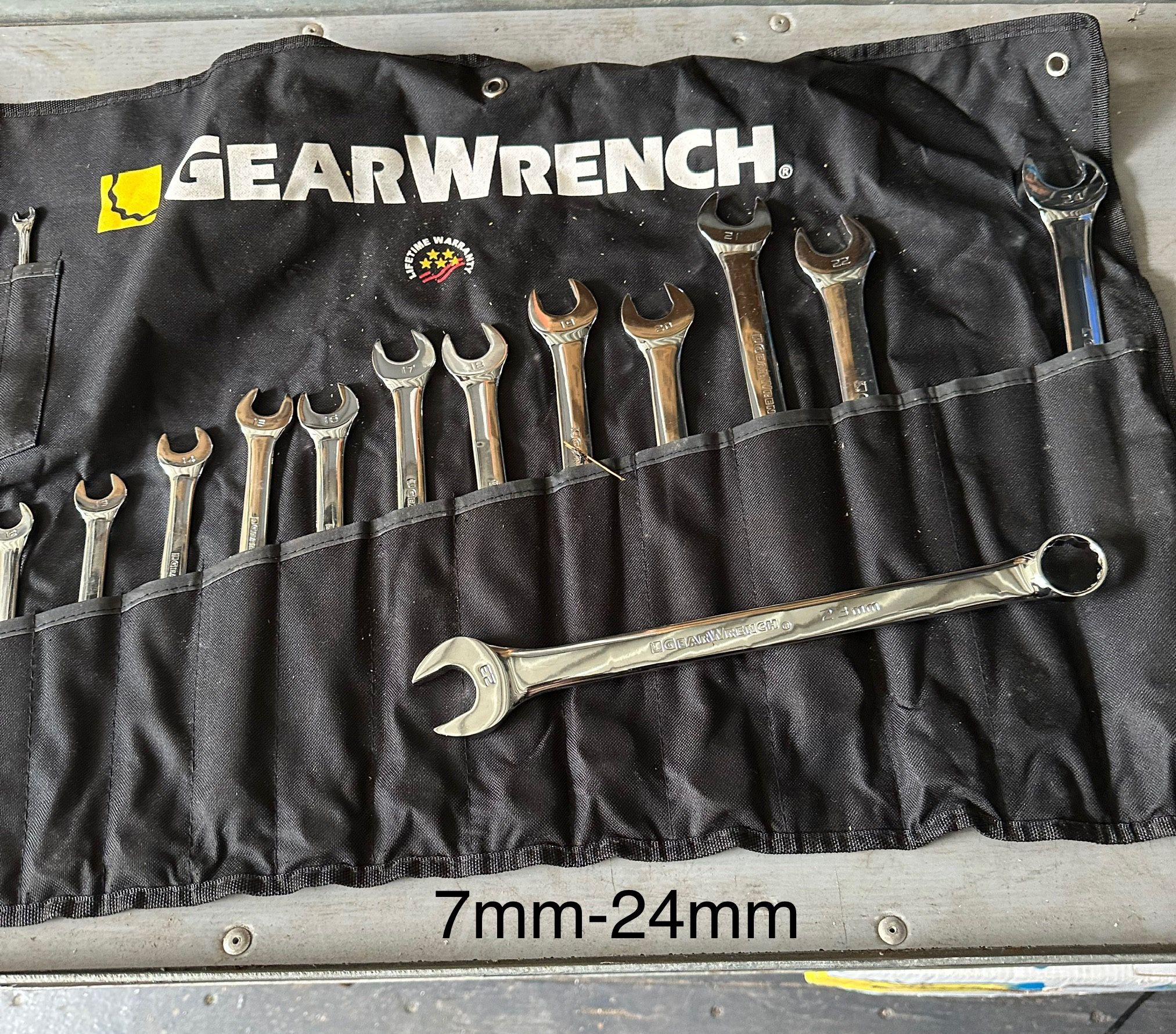 GearWrench 18pc Long pattern Wrench Set