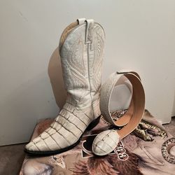 Men's El General Size 9 Boots & Matching Belt