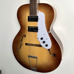 Silvertone Vintage Hollowbody w Added Pickups 