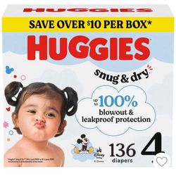 Huggies Size 4 134 Diapers