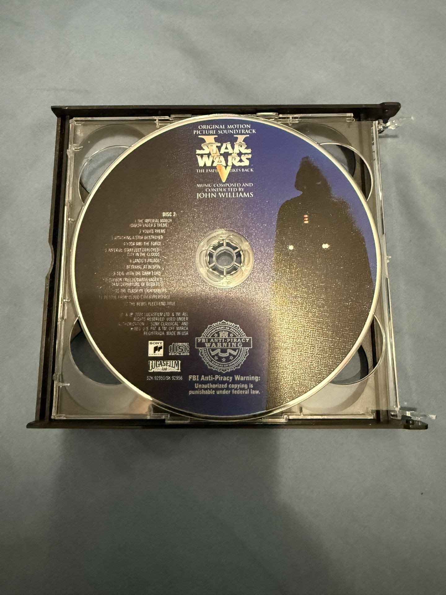 Star Wars: The Empire Strikes Back Official Soundtrack Disc Pair