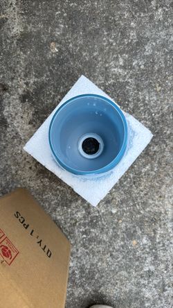 Hanging Light Blue Glass Lamp Cover