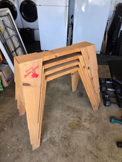 Sawhorses - Burro Brand - Set of 4