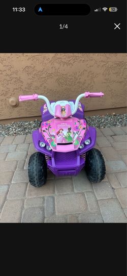 Princess ride on quad