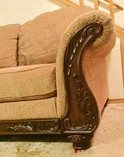 ORNATE, STRONG, HIGH END SOFA SET, CLEAN