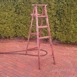  6 Ft Wooden Painters Ladder.  2 Available 25. Ea.