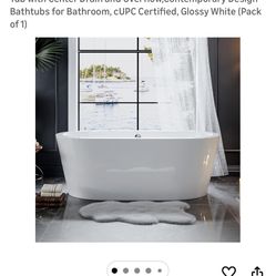 Empava Bathtub, 59" Soaking Tub