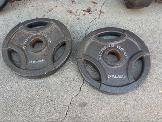 Pair of Fitness Gear 25 Pound Plates