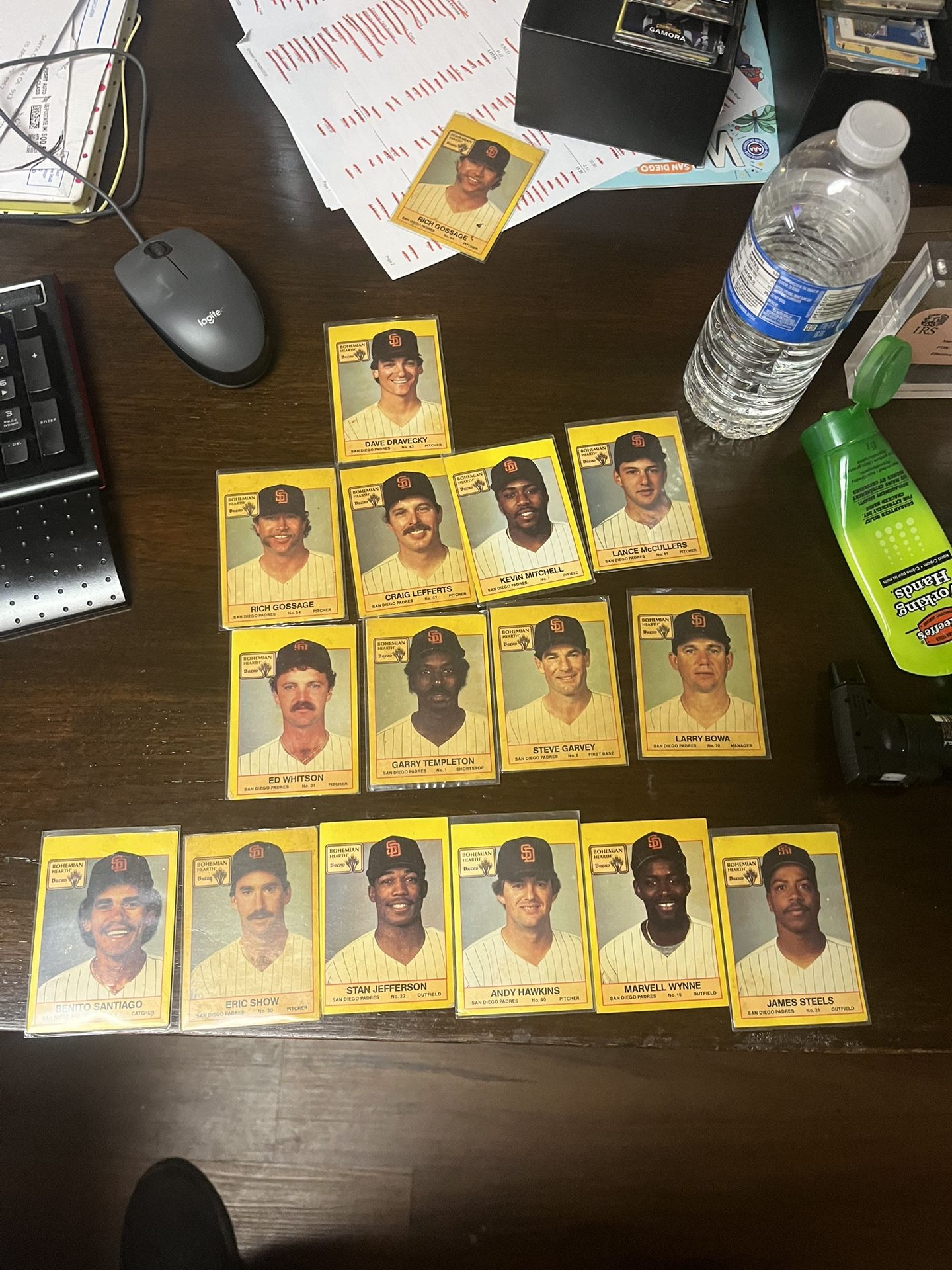 Oddball Fornaca Family Bakery 1987 Padres Baseball Cards