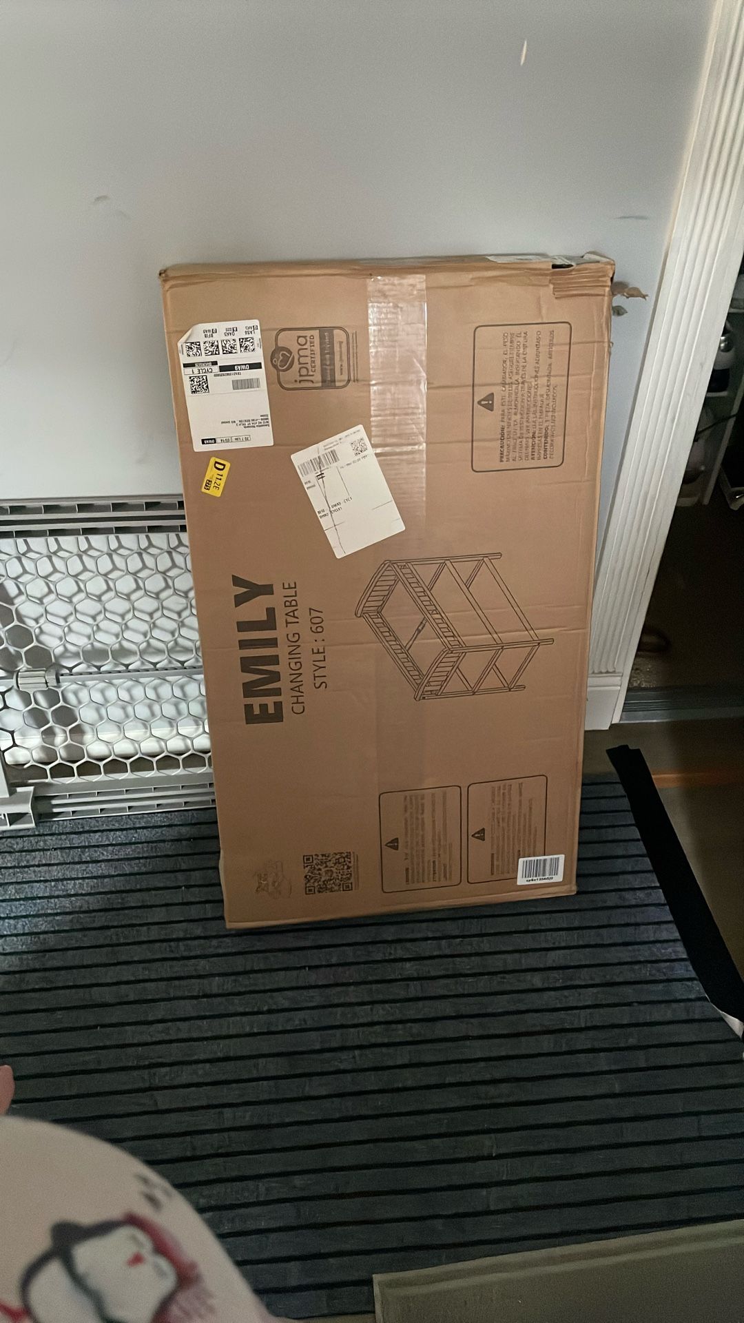 New White Baby Changing Table
