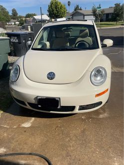 Volkswagen New Beetle – Cream/White