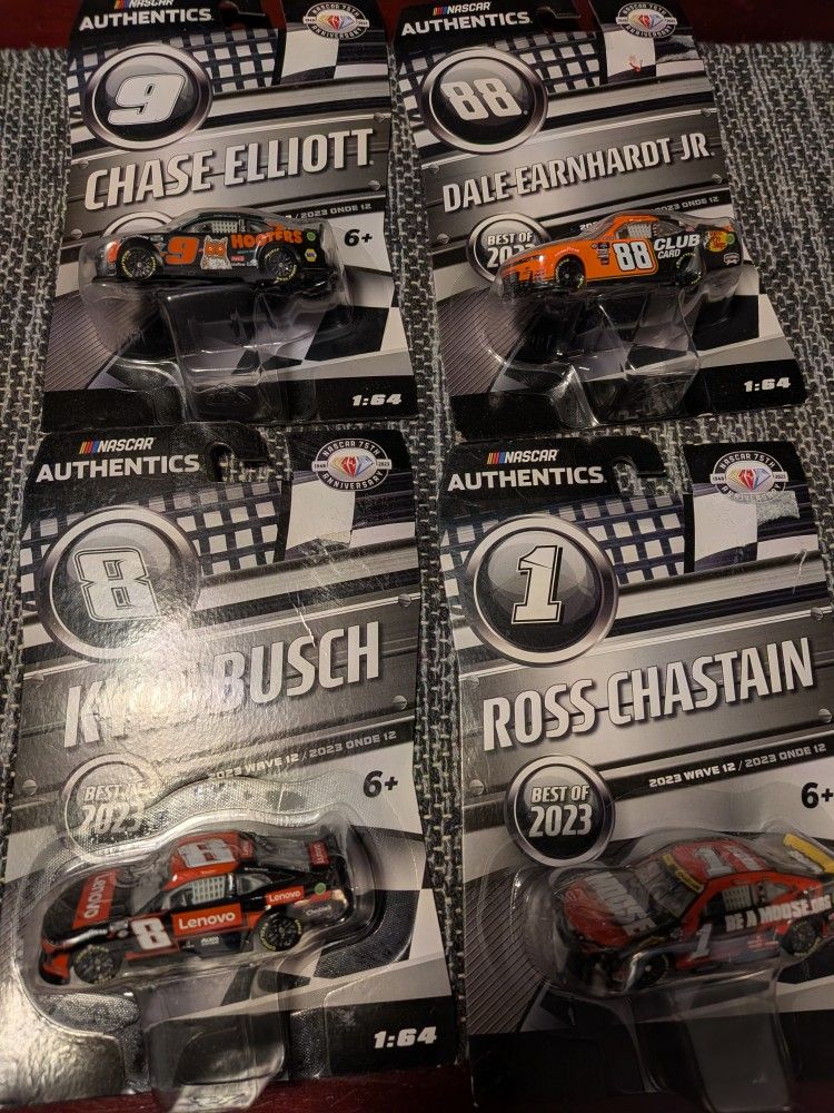 Set of 4 Nascar Matchbox Cars