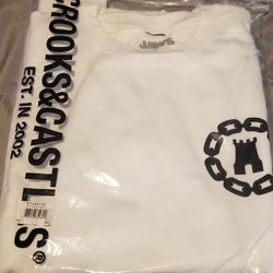 Crooks And Castles White Jaw Fleece Sweatshirt Size 2xl