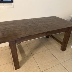 Wood table