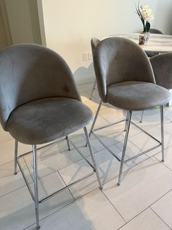 Two bar chairs