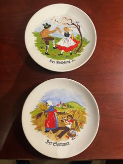 Vintage Art Plates