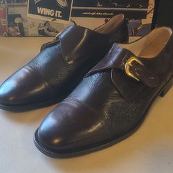 Brassboot Men's shoes made in Italy Dark brown Size 9