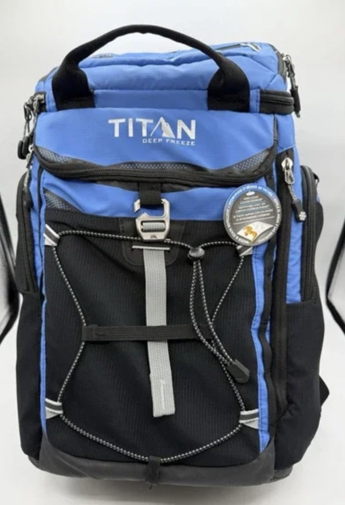 NWT Titan Deep Freeze Cooler Backpack Outdoor Insulated Arctic Zone Camping Blue
