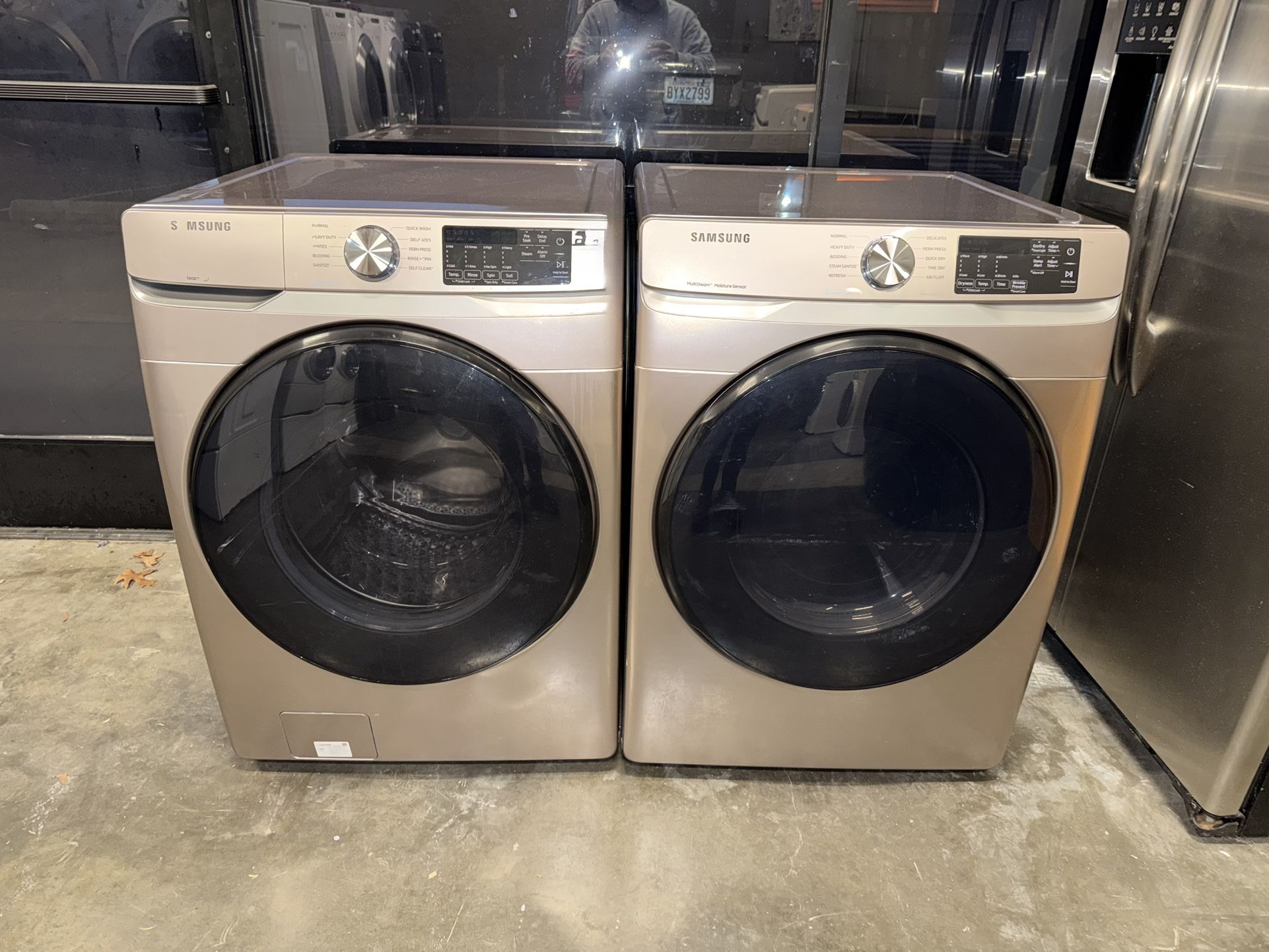 SAMSUNG XL CAPACITY WASHER DRYER ELECTRIC SET