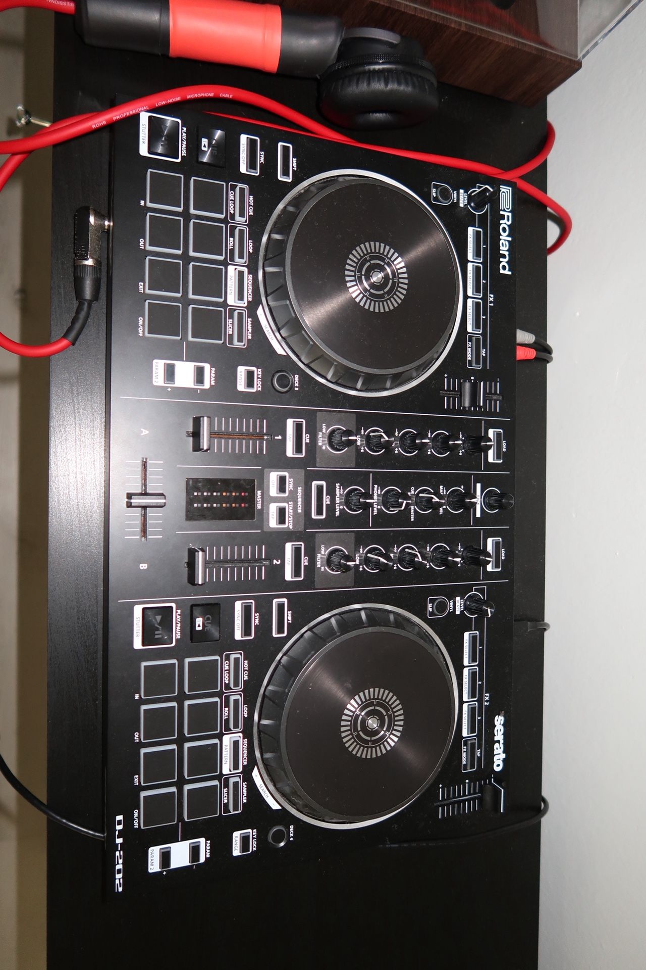 The Roland DJ-202 DJ controller