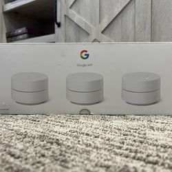 Google WiFi Mesh System 3-Pack – AC1200 Dual-Band Router Set (Great Condition)