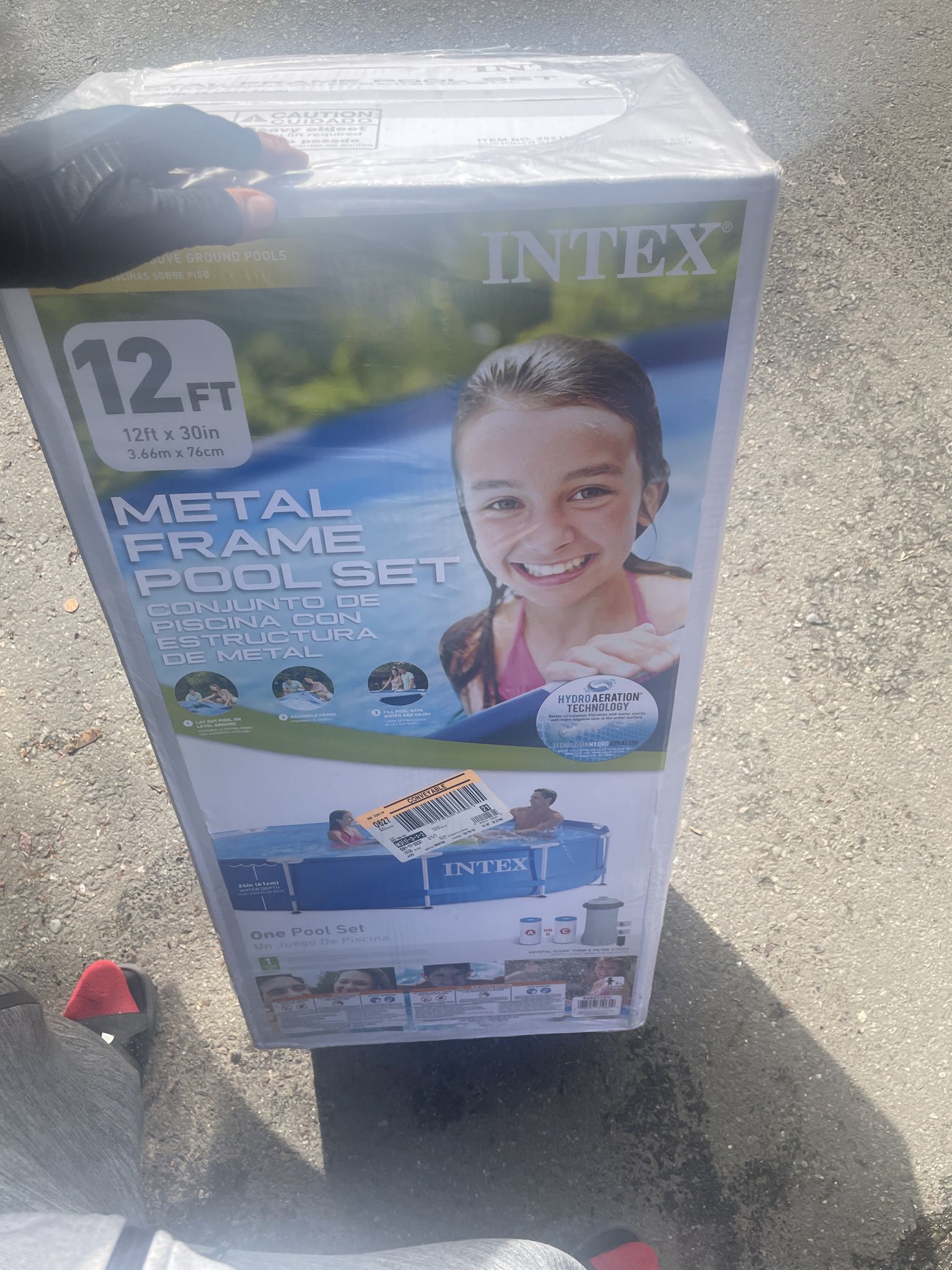 INTEX 12ft Metal Frame Pool