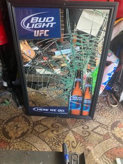 UFC bud light mirror 75.00