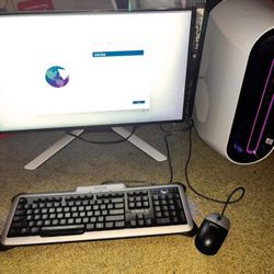 Alienware Aurora R11 Dual RTX PC and Monitor + keyboard