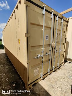 NEW 20ft Beige One Trip Shipping Containers For Sale