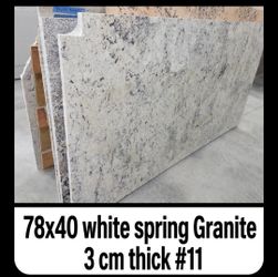 78x40 White Springs Granite 3 cm