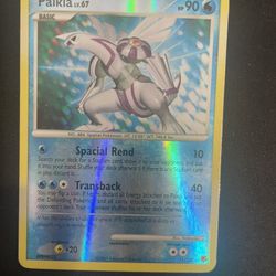 Palkia Pokemon card- Diamond and Pearl- Holo Rare- 11